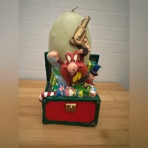 Warner Bros. Vintage 1996 Looney Tunes Yosemite Sam Christmas Candle!